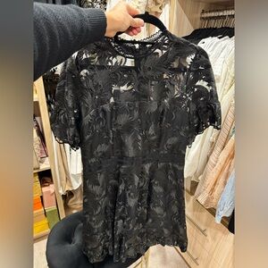 Shoshanna midnight mini dress in black Worn once received so many compliments